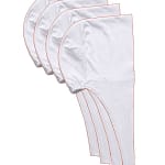 4 Adet Tesettür Bone Bağcıklı Likralı Beyaz