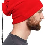 Polar Unisex İpli Bere ve Boyunluk Kırmızı