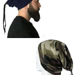 2 Adet Polar İpli Bere ve Boyunluk Lacivert Kamuflaj